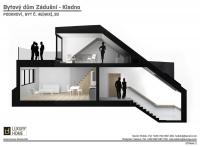 Prodej podkrovního bytu 4+KK 114 m2, Kladno, Residence U zámecké zahrady