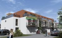 Novostavba bytu 2+kk, obytná plocha 57 m2, balkon 7 m2, Hradec Králové