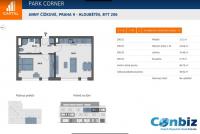 Prodej krásného bytu 2kk v novostavbě, projekt Park Corner - Anny Čížkové