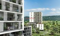 Nový byt 3+kk o ploše 87,8m + 19,4m2 balkon v nadčasové novostavbě u Vltavy.