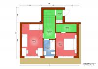 Rodinný dům FLEXIBLE 3, 3+1 s obytnou plochou 93,1 m2 k dodávce na Váš pozemek kamkoliv v ČR