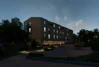 Ubytovací jednotka 1+kk, 22.3 m2, V Kněžívce, Nová Kněžívka