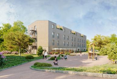 Ubytovací jednotka 1+kk, 22.3 m2, V Kněžívce, Nová Kněžívka